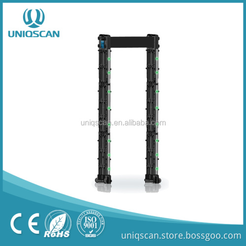 Waterproof portable arch metal detector